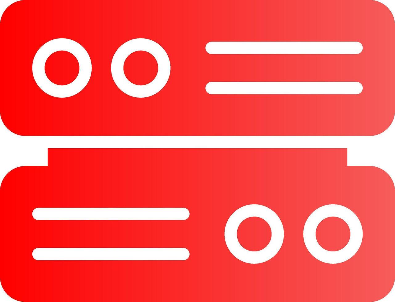 Glyph red Gradient Design vector