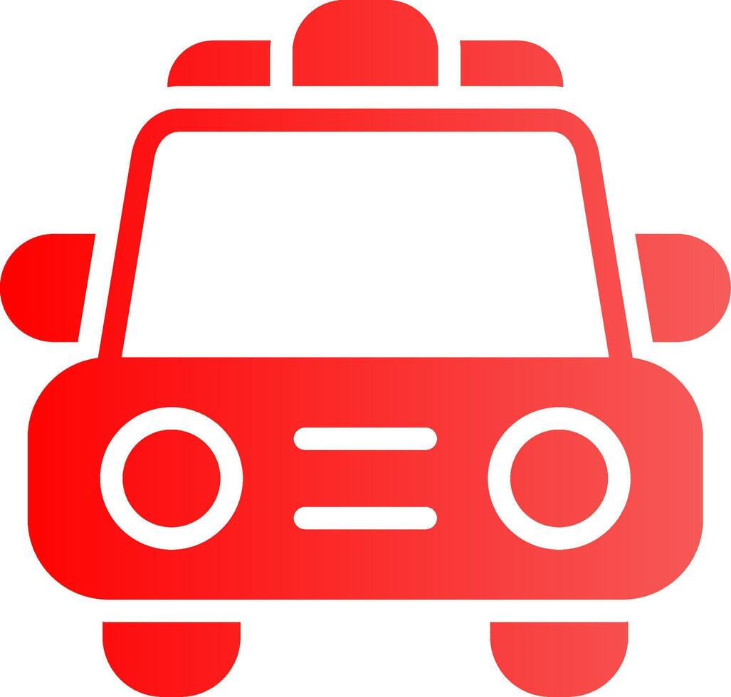 diseño de icono creativo de coche de policía vector