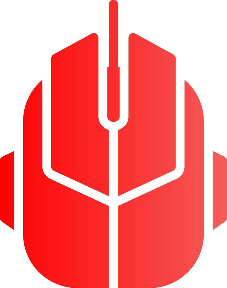 Gaming Mouse Creative Icon Design vector