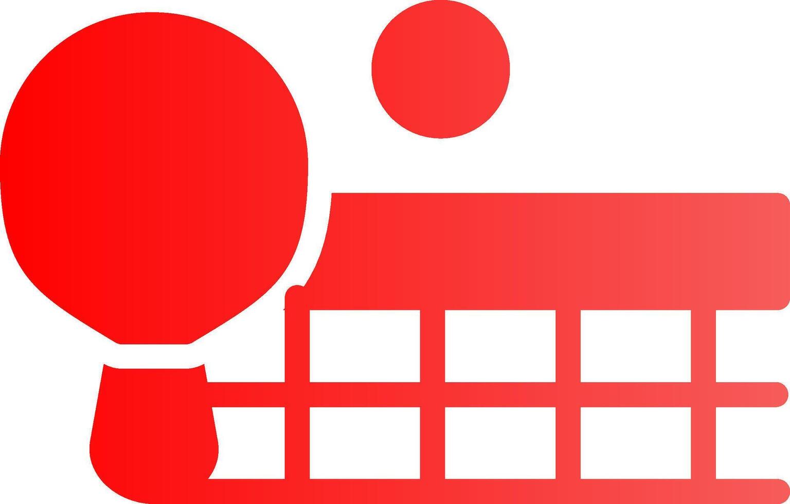 diseño de icono creativo de ping pong vector