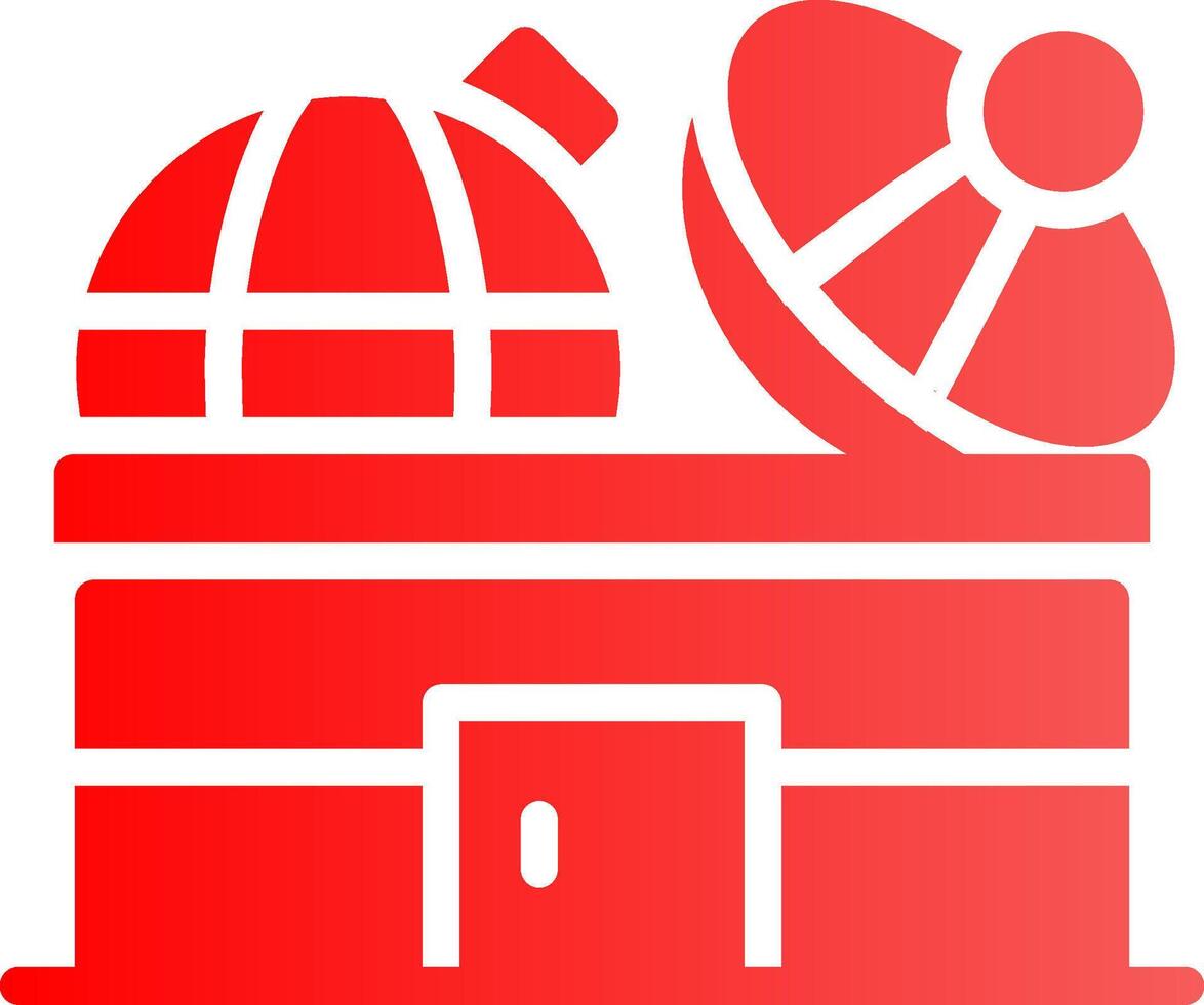Observatory Creative Icon Design vector