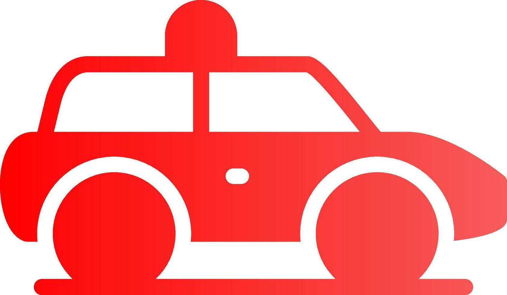 diseño de icono creativo de coche de policía vector