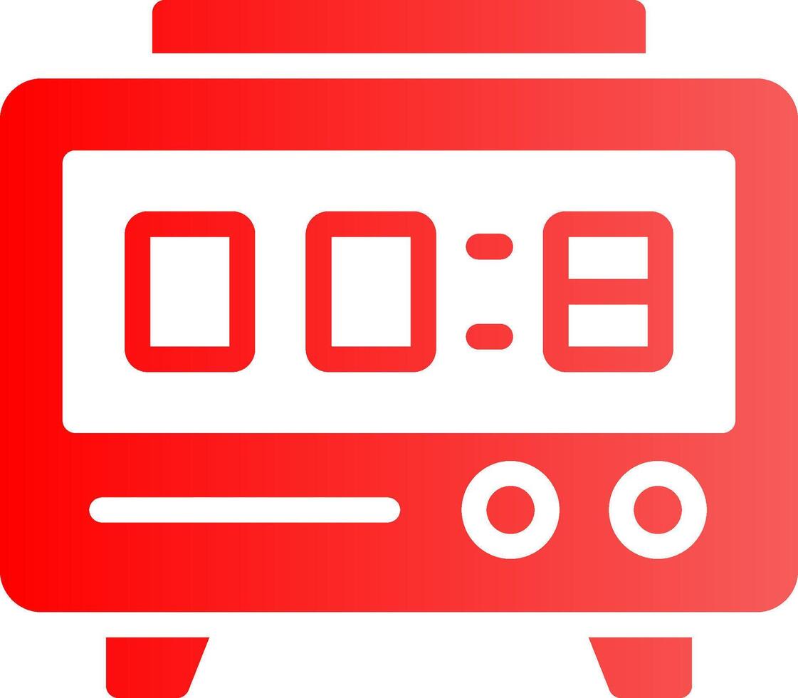 Digital Stopwatch Creative Icon Design vector