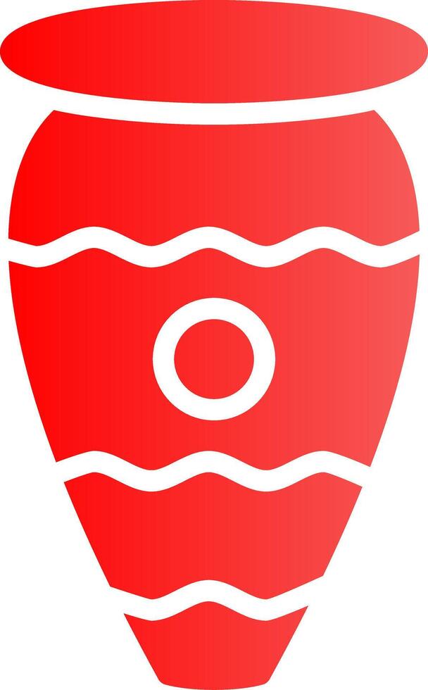 Vase Creative Icon Design vector