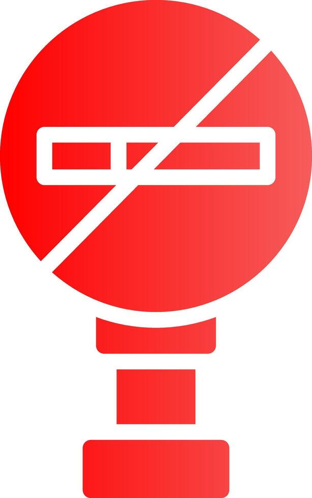 No Smoking Creative Icon Design vector