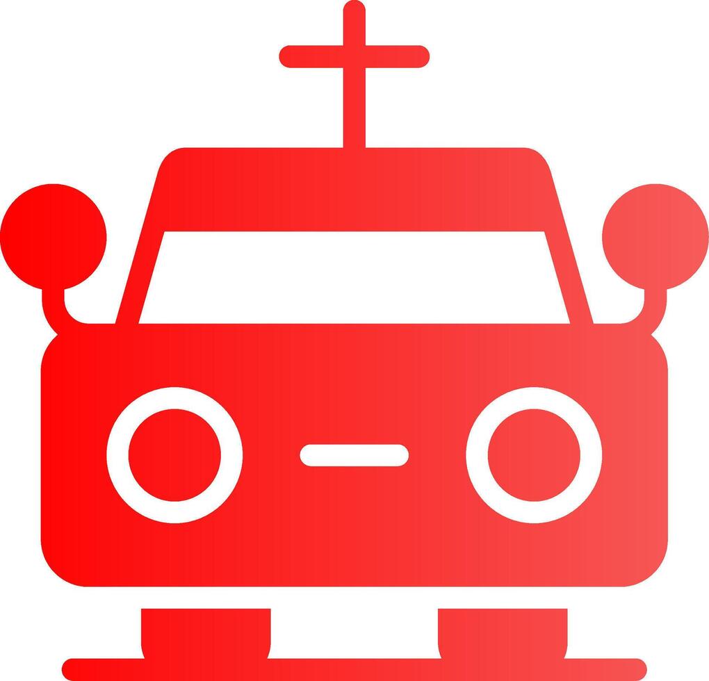 Hearse Creative Icon Design vector