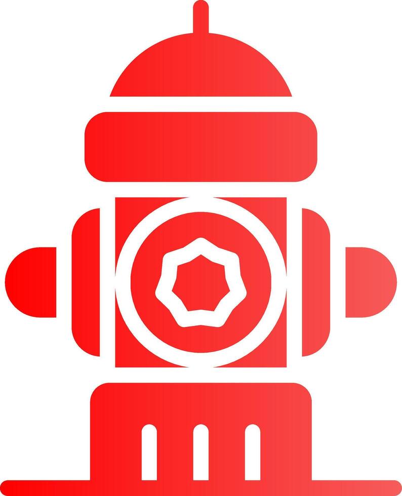 Hydrant Creative Icon Design vector