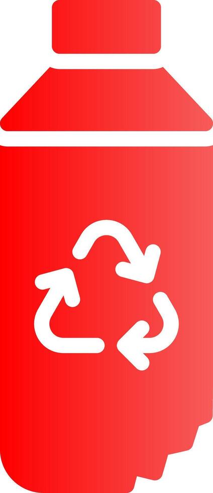 Water Bottle Creative Icon Design vector