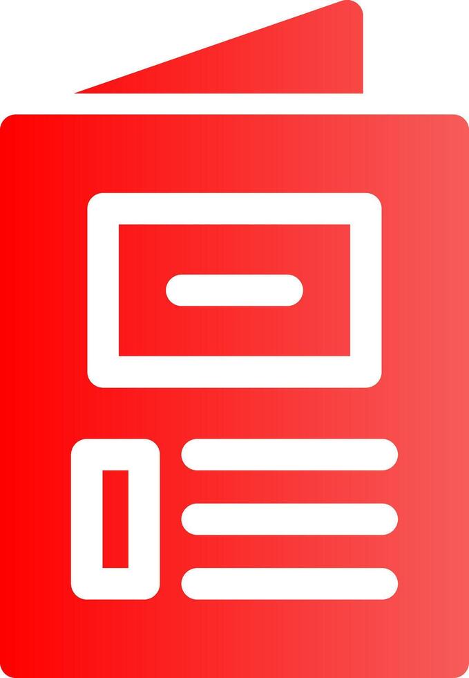 Brochure Creative Icon Design vector