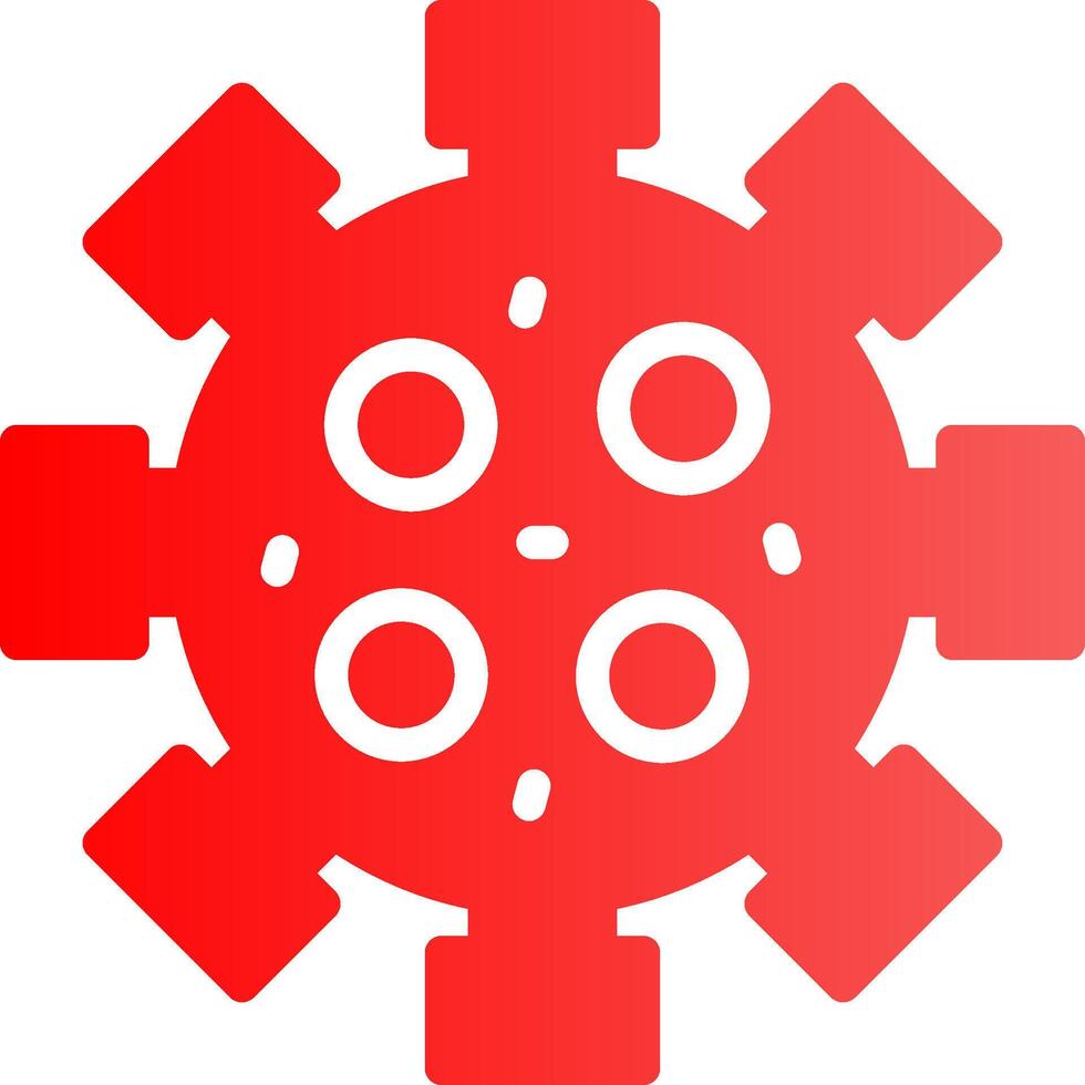 Virus Creative Icon Design vector