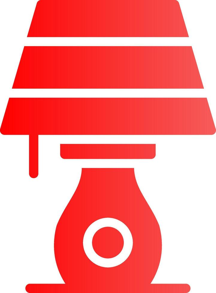 Glyph red Gradient Design vector
