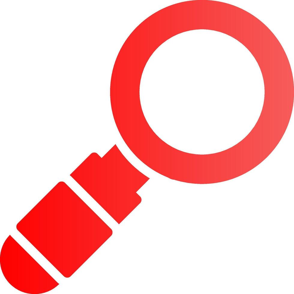 Magnifying Glass Creative Icon Design vector