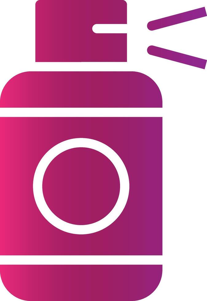 Hairspray Creative Icon Design vector