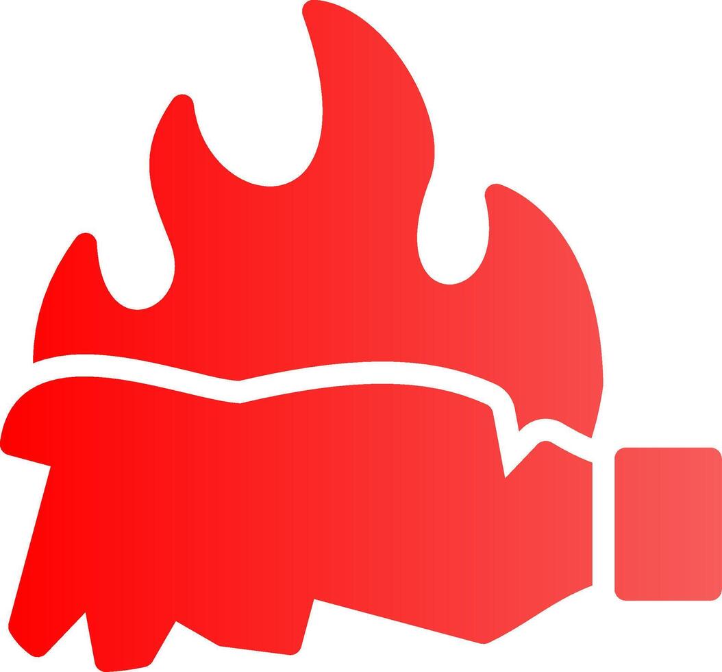 Burn Creative Icon Design vector