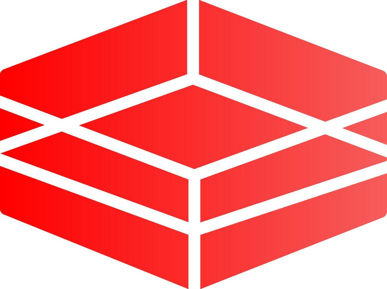 Glyph red Gradient Design vector
