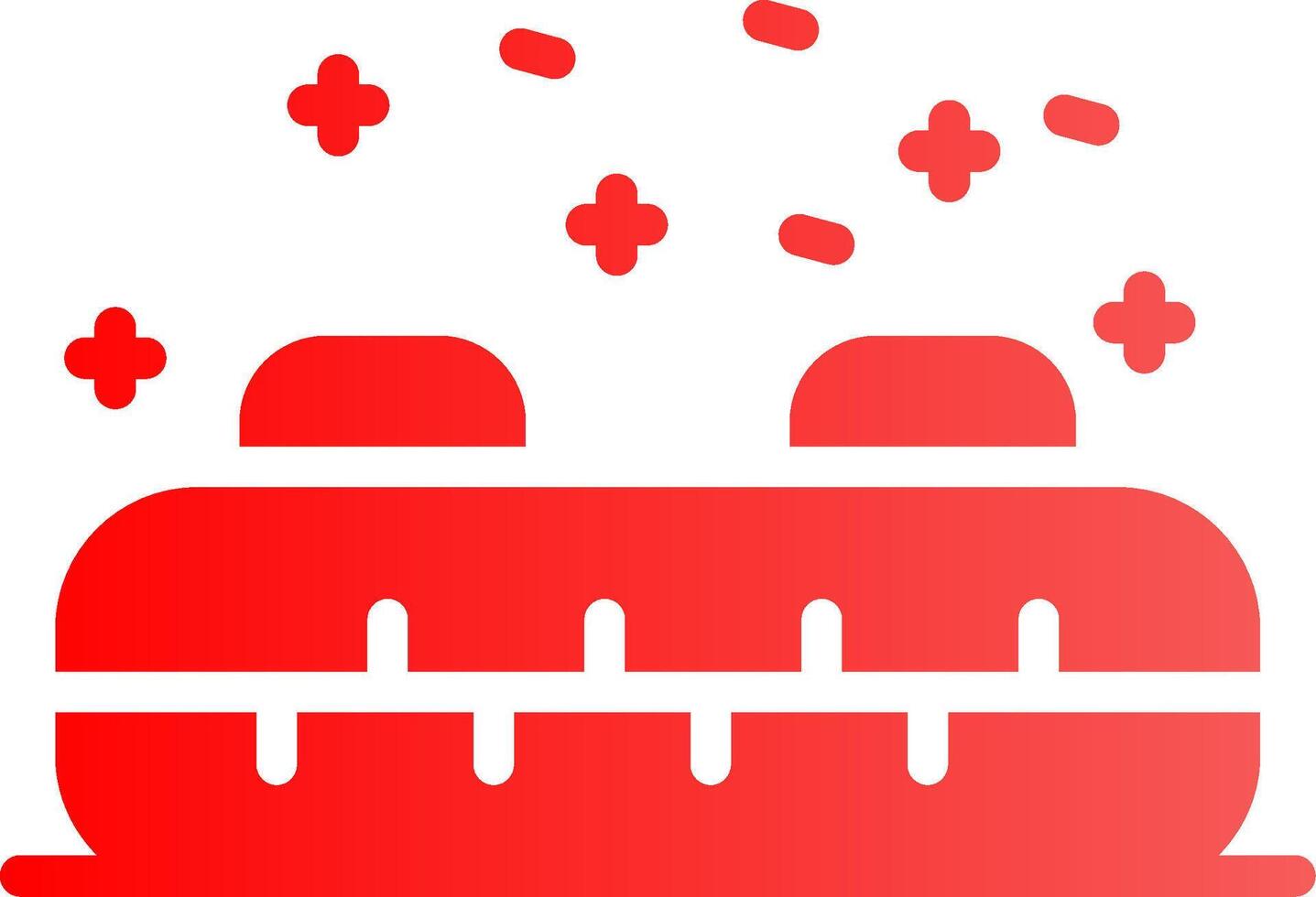 Inflatable Sled Creative Icon Design vector