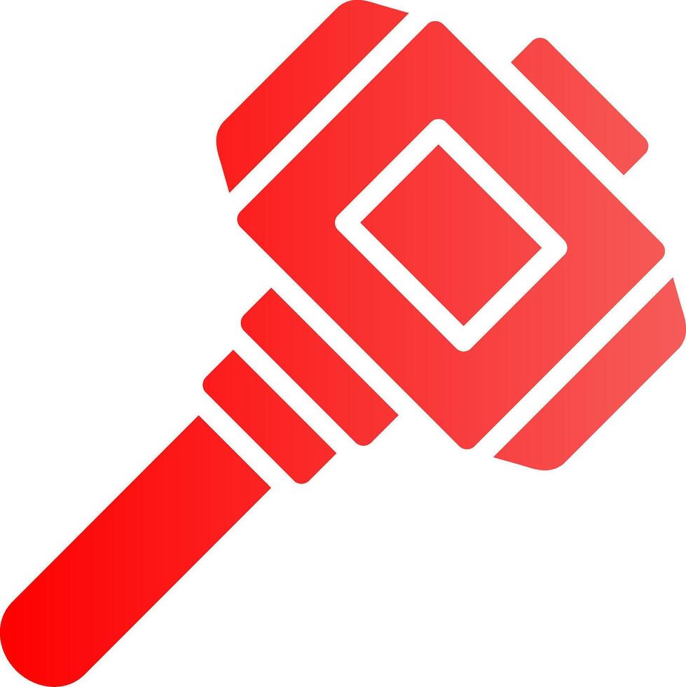 Hammer Creative Icon Design vector