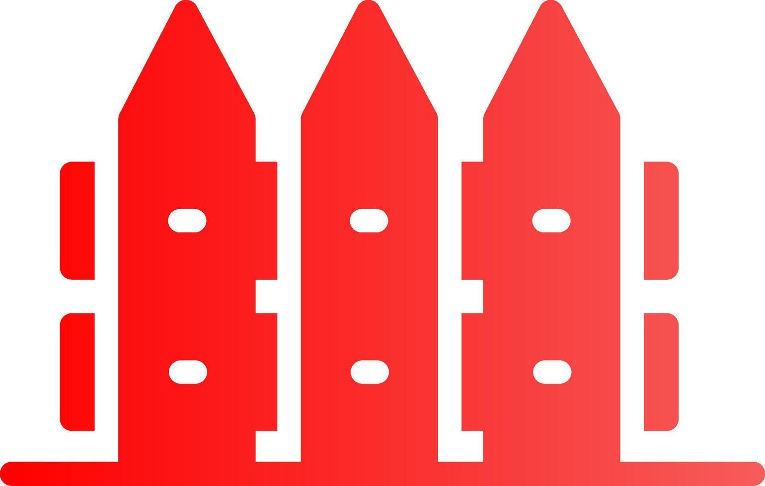 Glyph red Gradient Design vector