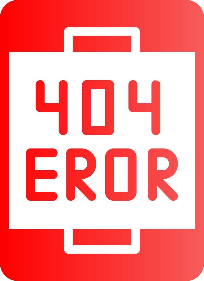 Error Creative Icon Design vector