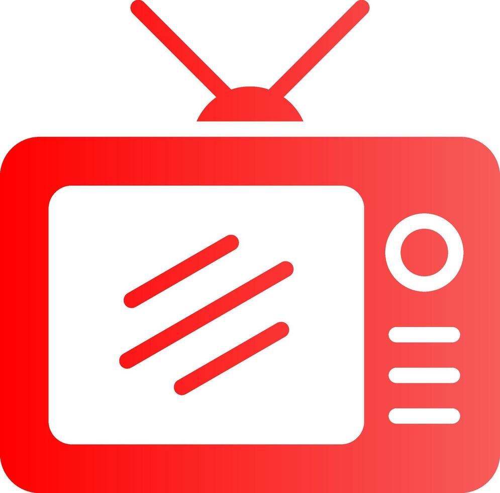 diseño de icono creativo de tv vector