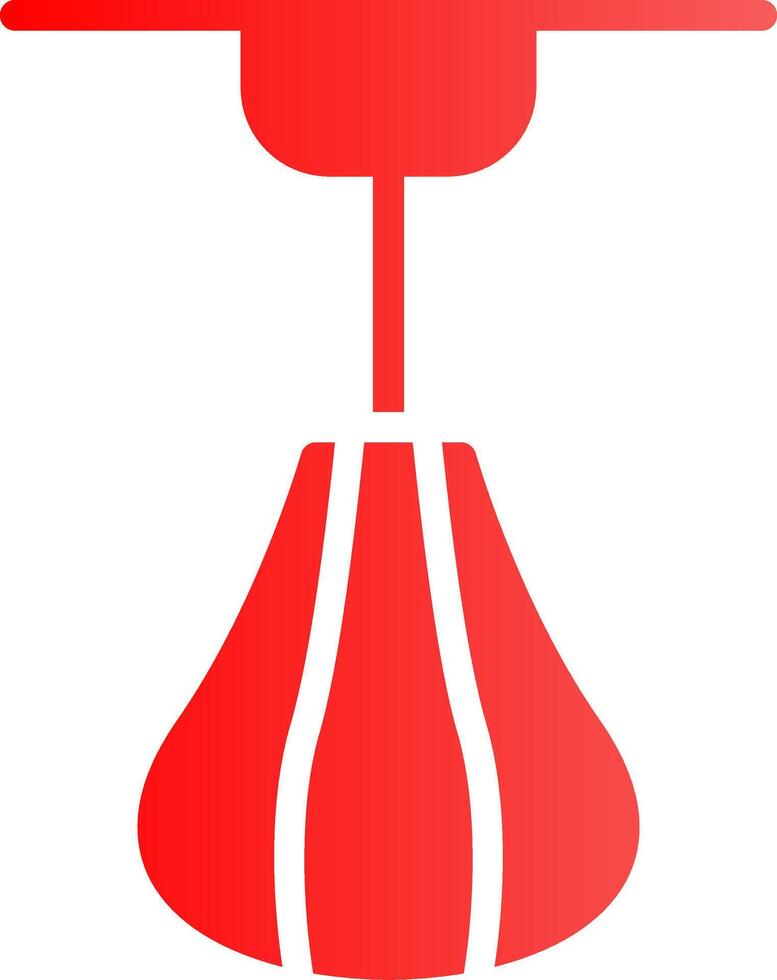 Punching Ball Creative Icon Design vector