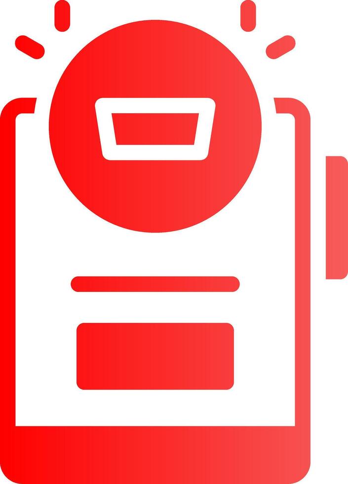Light Creative Icon Design vector