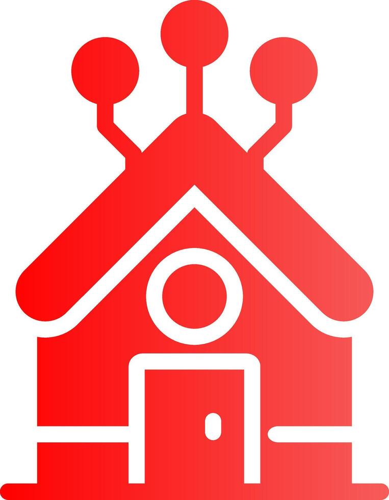 Home Network Creative Icon Design vector