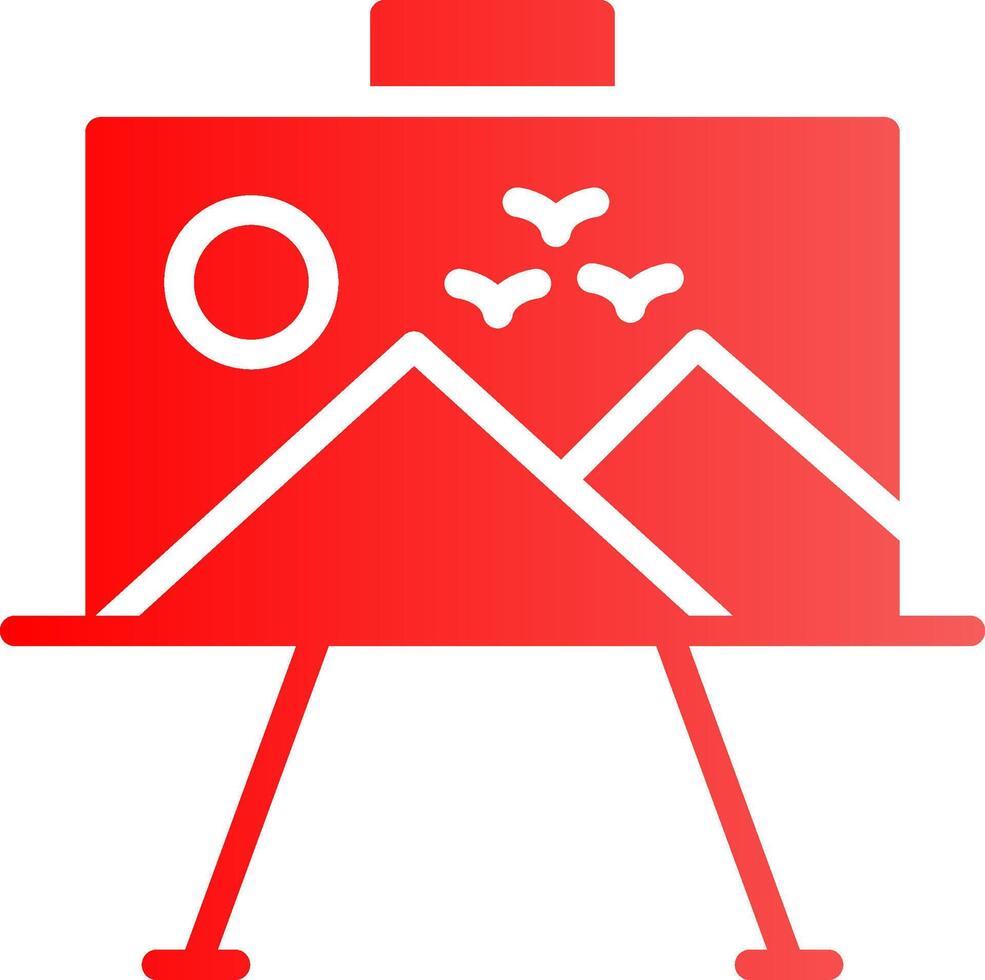 Paint Canvas Creative Icon Design vector