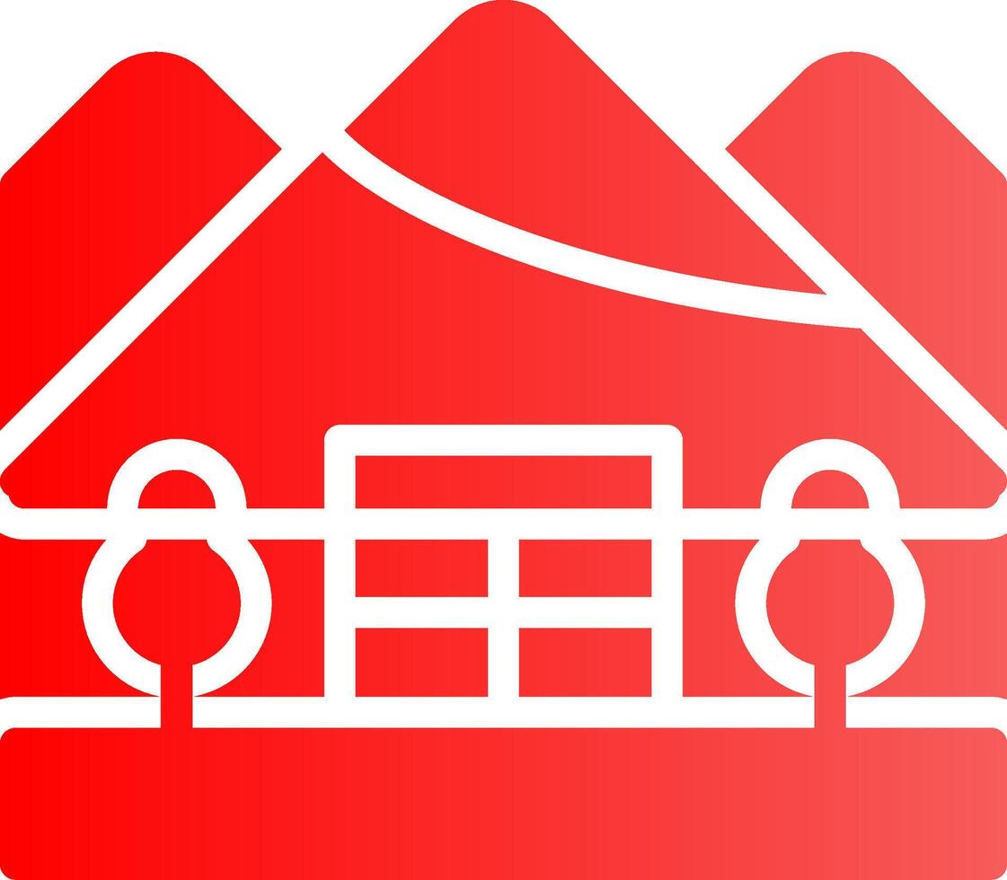 Igloo Landscape Creative Icon Design vector