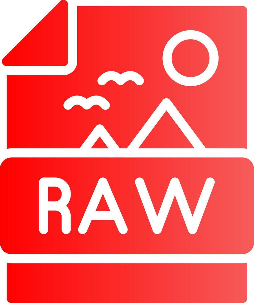 Raw Creative Icon Design vector