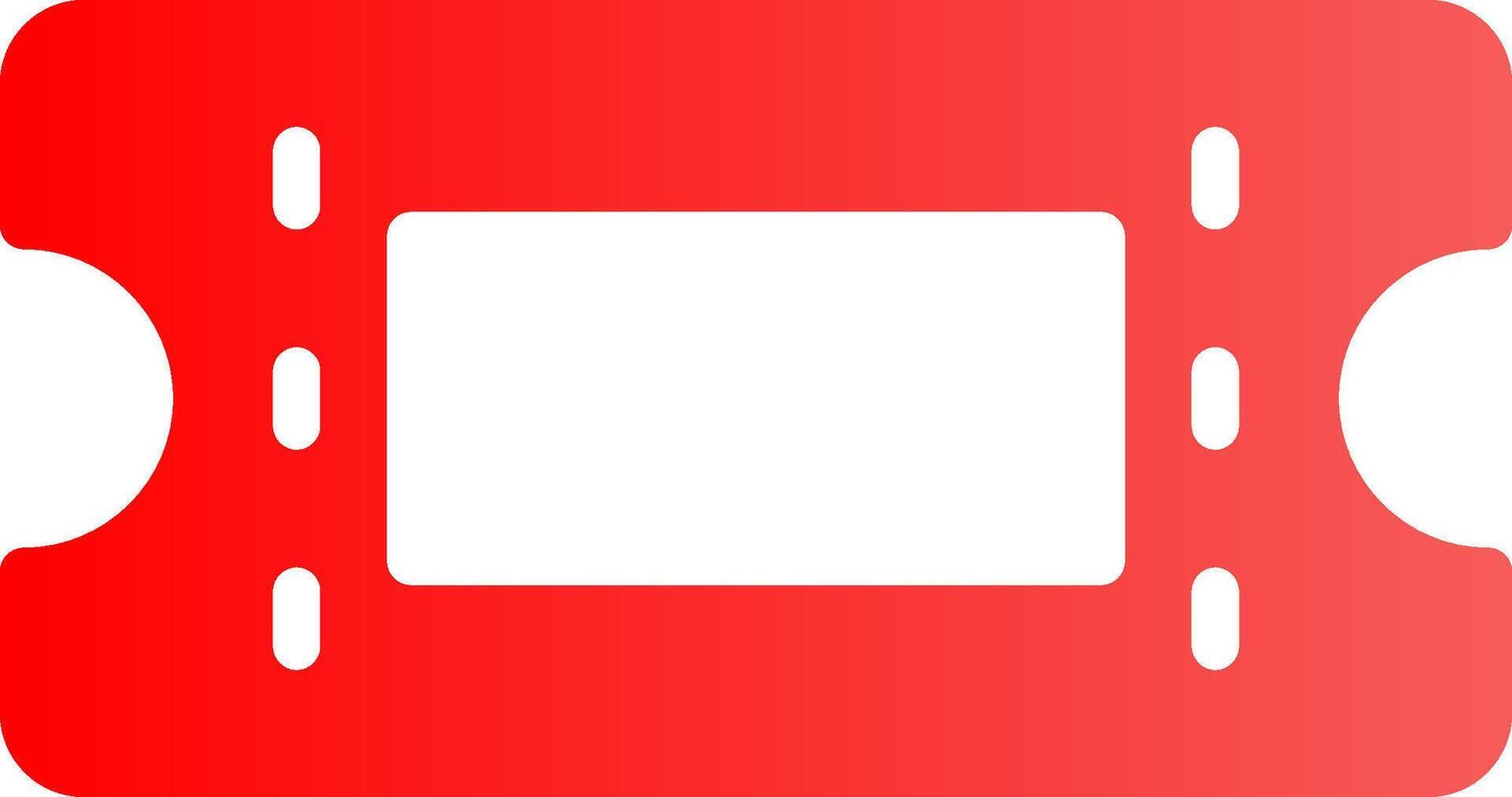 Glyph red Gradient Design vector