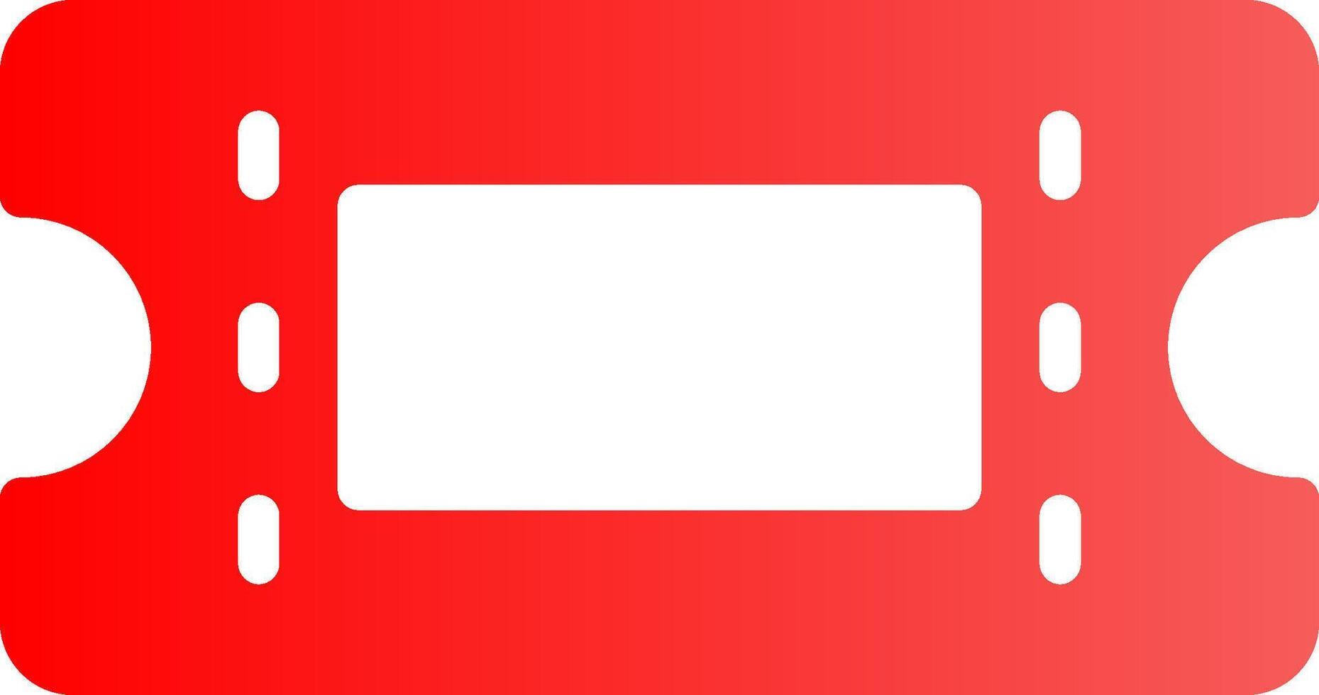 Glyph red Gradient Design vector