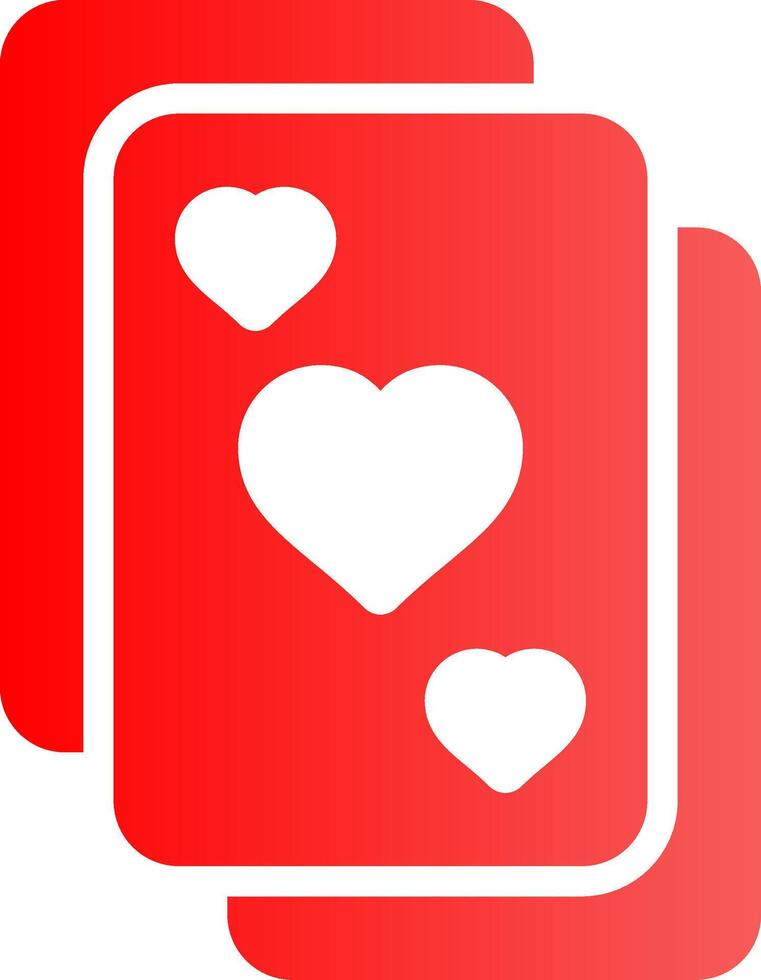 Playing Cards Creative Icon Design vector