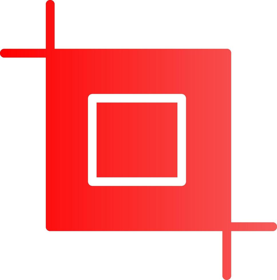 Crop Creative Icon Design vector