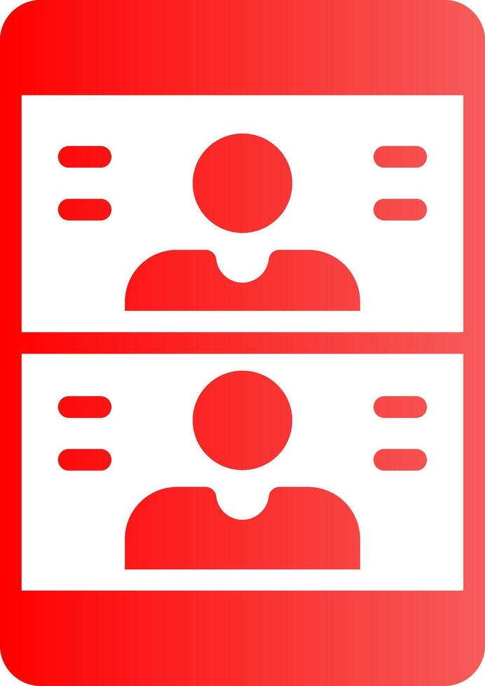 Videocall Creative Icon Design vector