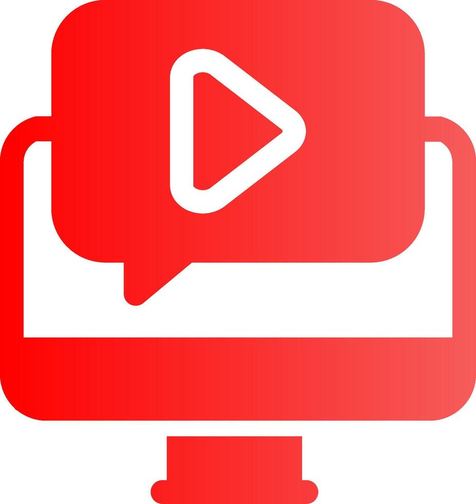 Video Tutorial Creative Icon Design vector