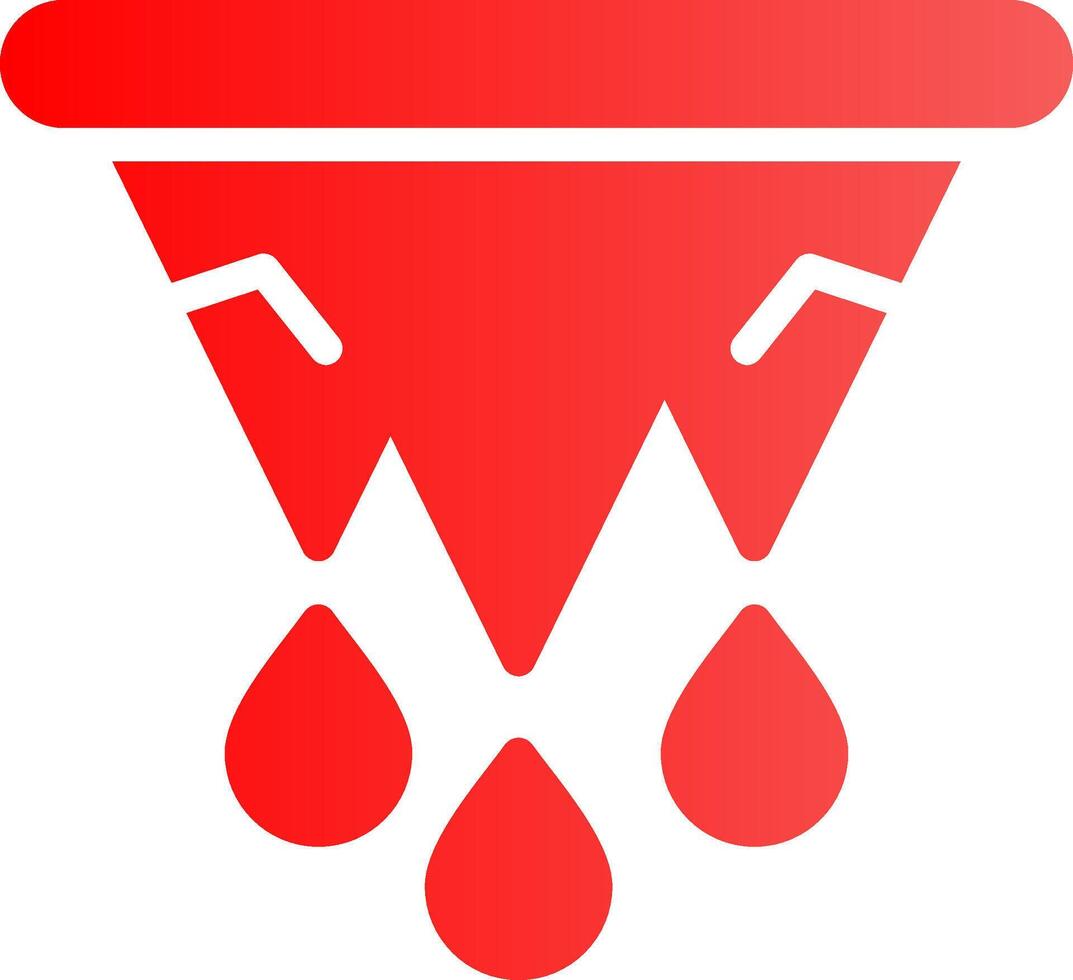 Ice Melting Creative Icon Design vector