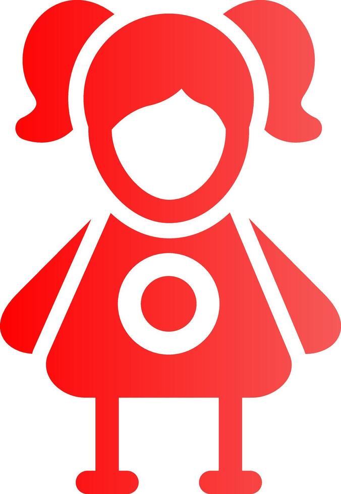 Doll Creative Icon Design vector