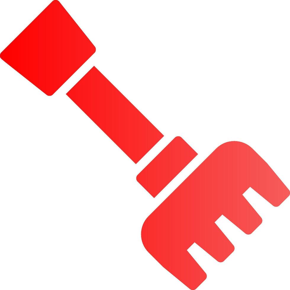 Glyph red Gradient Design vector