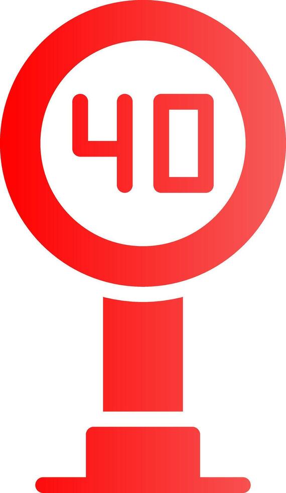 Speed Sign Creative Icon Design vector