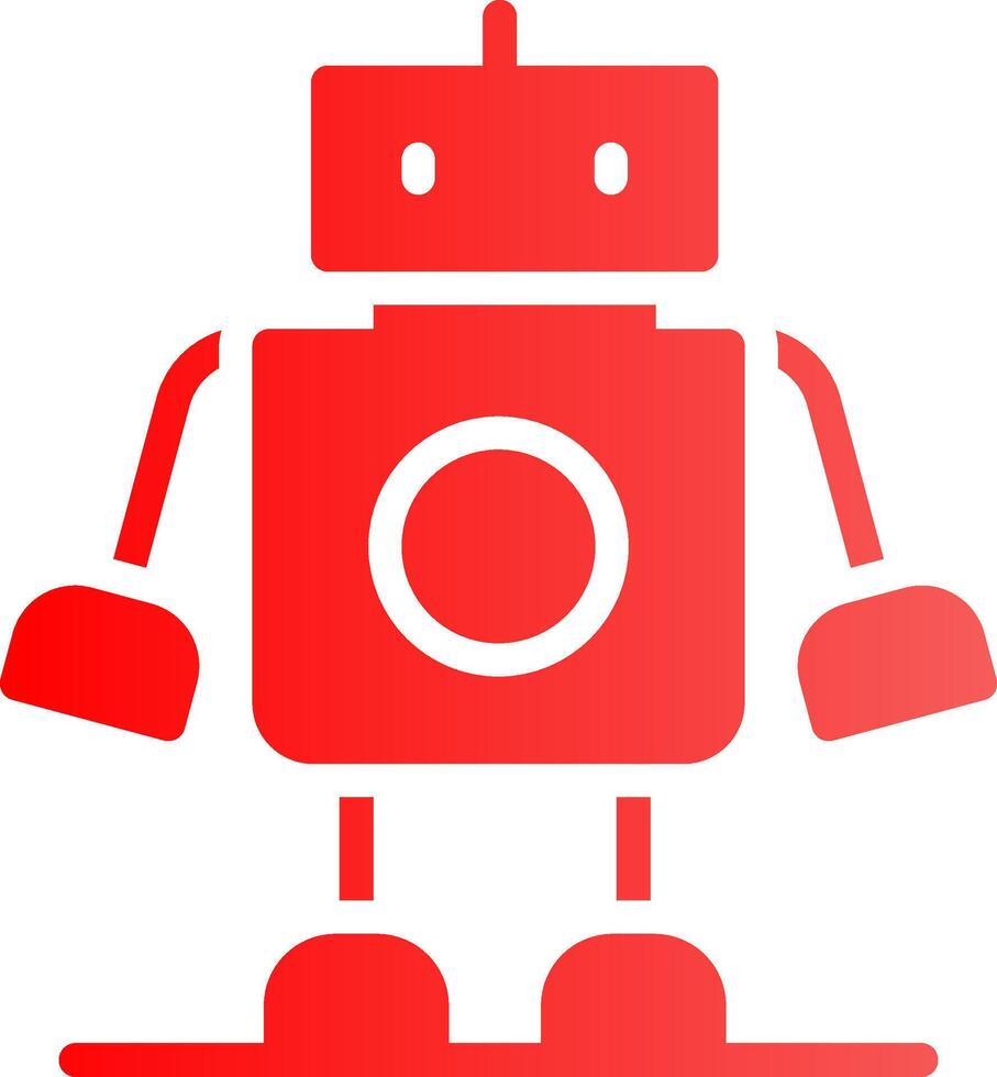 diseño de icono creativo robot vector