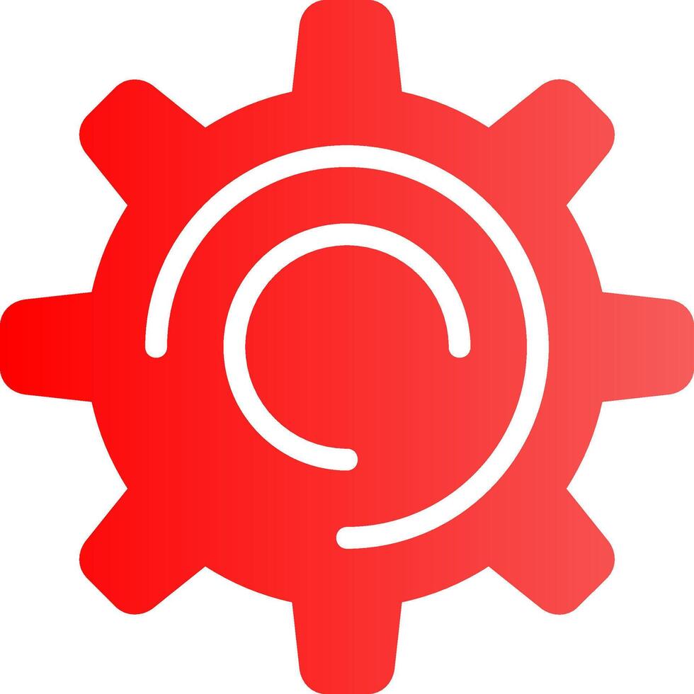 Setting Creative Icon Design vector