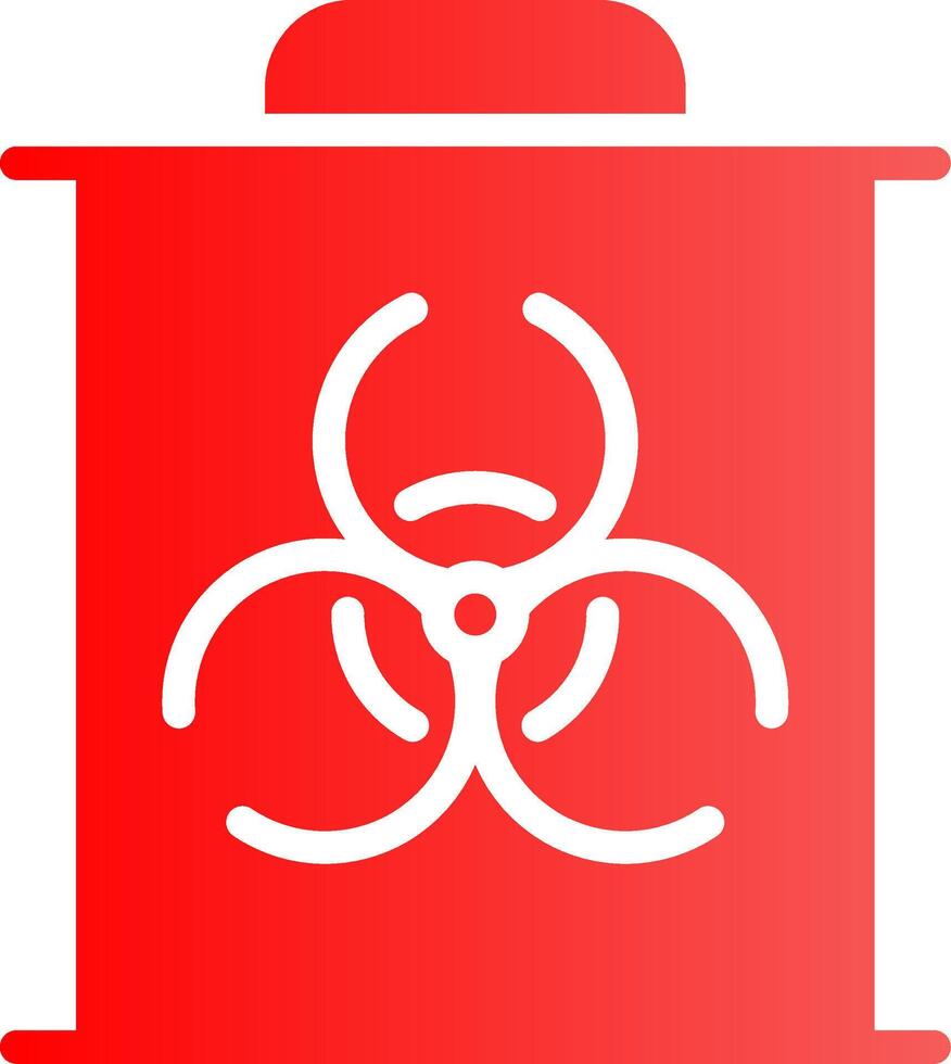 peligro biológico creativo icono diseño vector