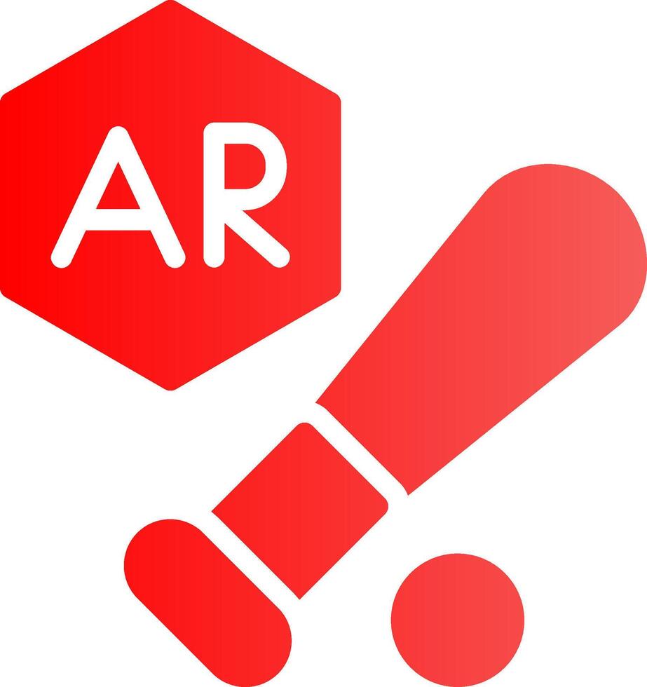 Ar Baseball Creative Icon Design vector