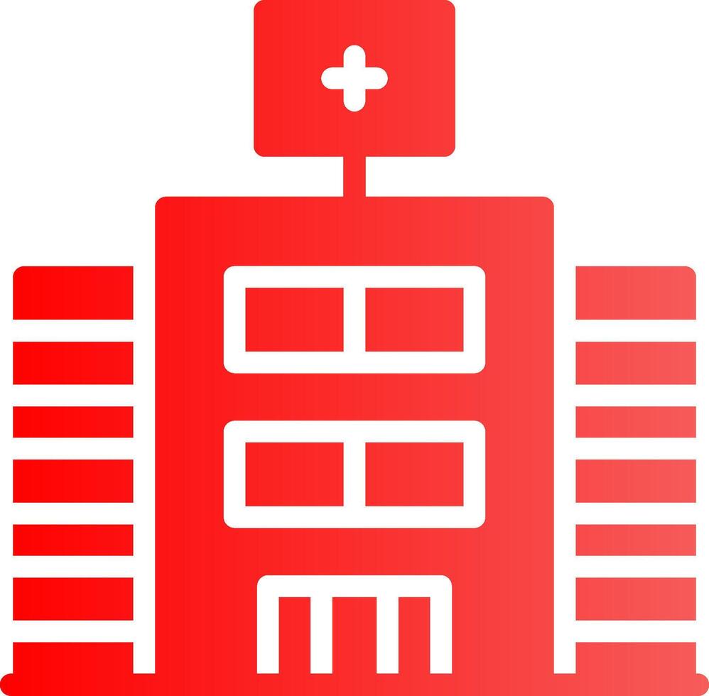 diseño de icono creativo de hospital vector