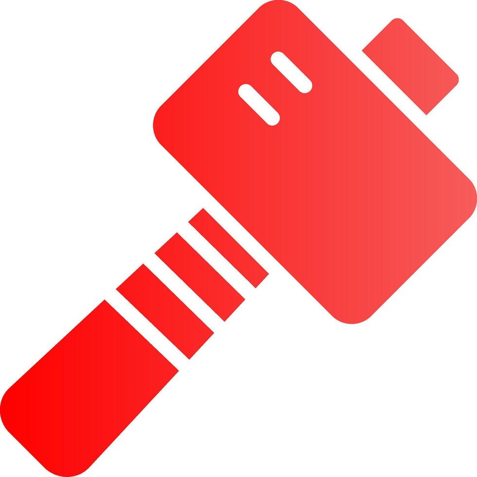 Glyph red Gradient Design vector