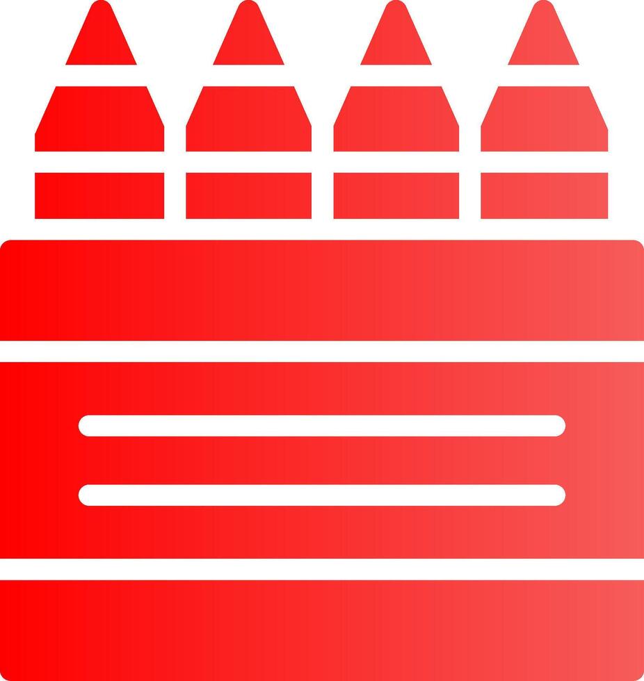 Crayons Creative Icon Design vector