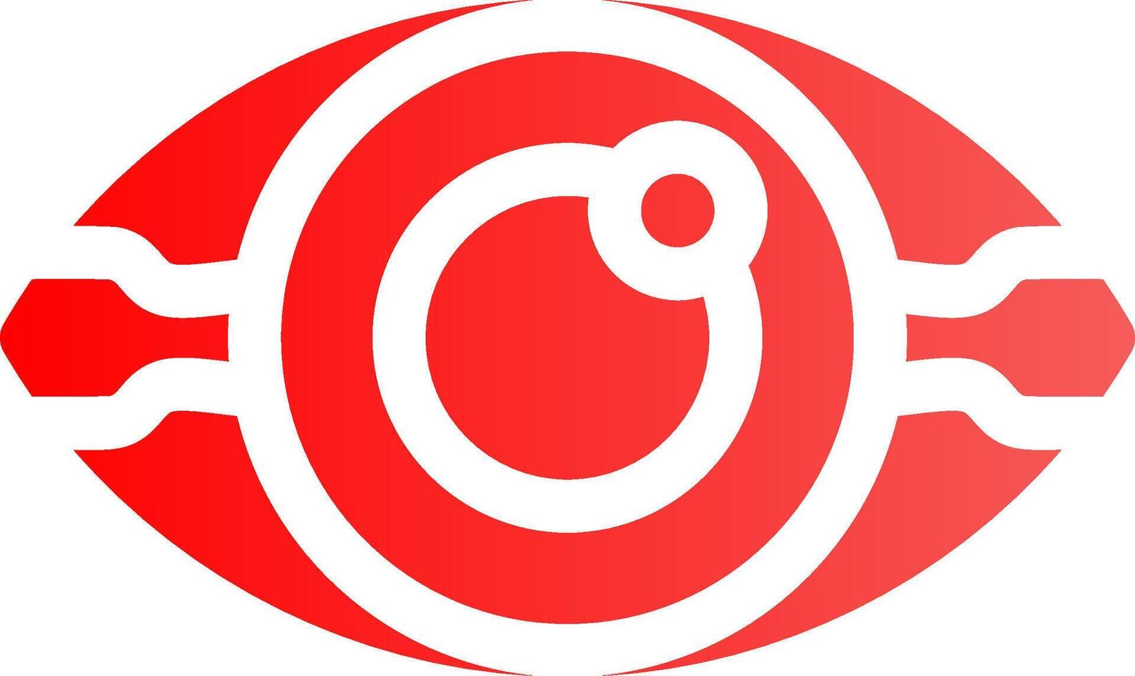 Cataract Creative Icon Design vector