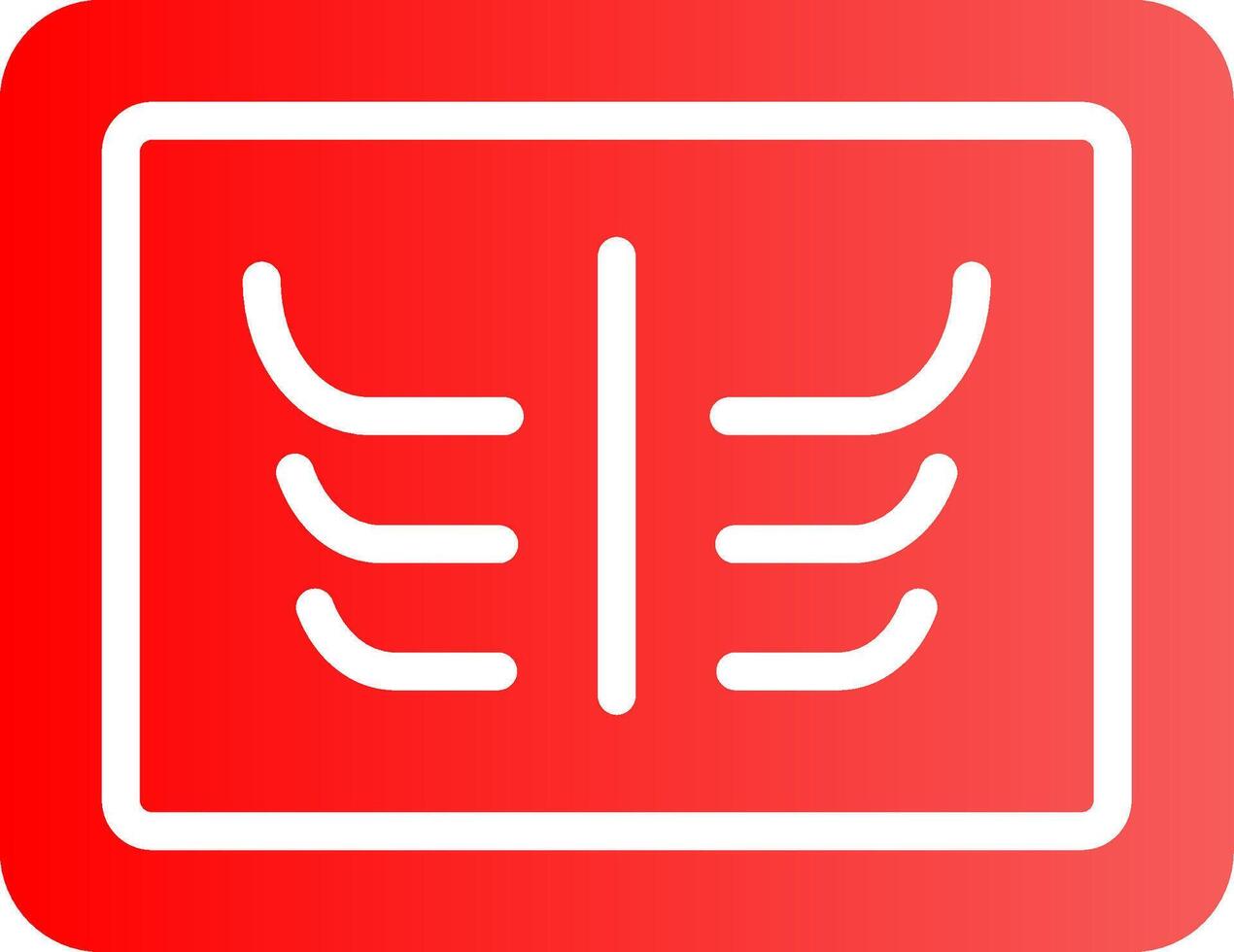 Glyph red Gradient Design vector