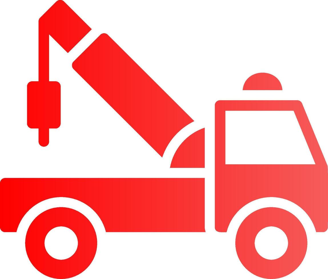 Tow Truck Creative Icon Design vector